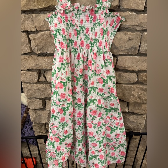 Hill House Pink and Green Floral Nap Dress XXL - Picture 3 of 4